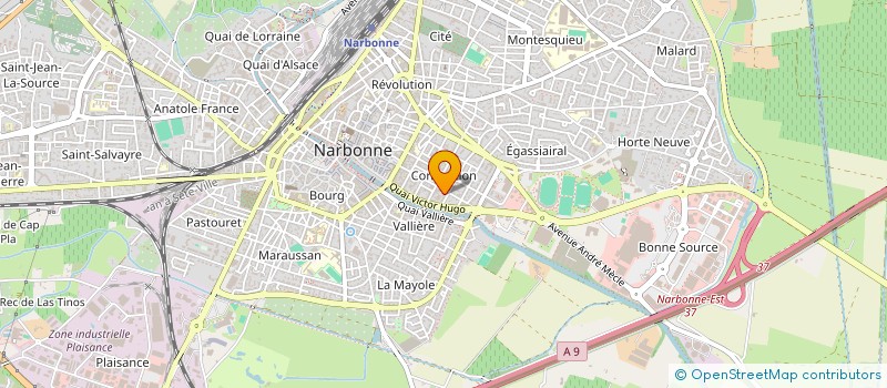 localisation de l'entreprise PATRICE STRAZZERA à NARBONNE