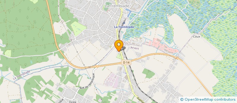 localisation de l'entreprise PATRICE TERRASSEMENT  ARVERT