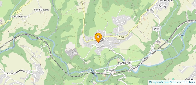 localisation de l'entreprise PATRICIA 6  EPAGNY METZ-TESSY