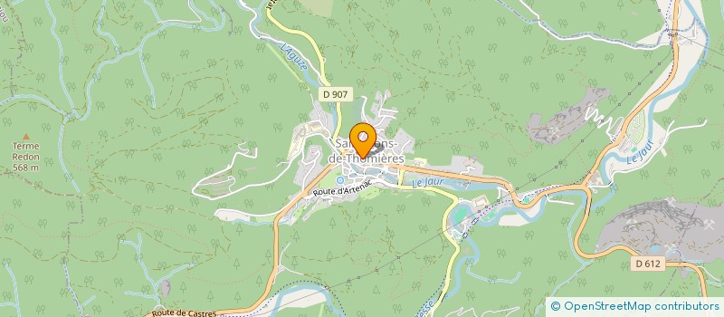 localisation de l'entreprise PATRICIA  SAINT-PONS-DE-THOMIERES