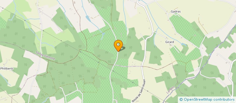 localisation de l'entreprise PATRICIA CARNELOS  SAINT-VIVIEN-DE-MONSEGUR