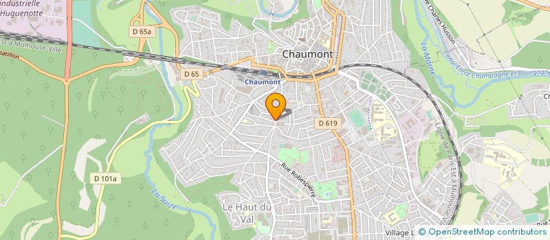 localisation de l'entreprise PATRICIA ET HERVE à CHAUMONT