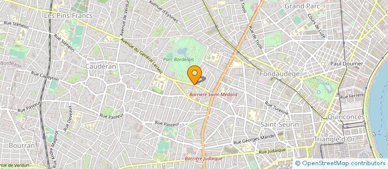 localisation de l'entreprise PATRICIA MARAIS  BORDEAUX