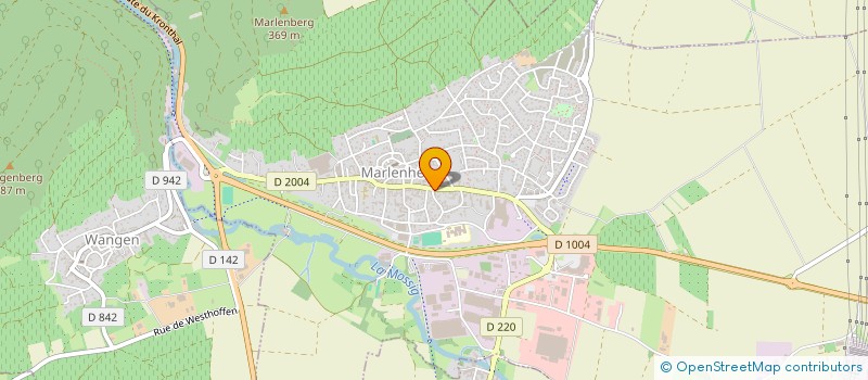 localisation de l'entreprise PATRICIA MICHEL COUTURE  MARLENHEIM