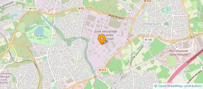 localisation de l'entreprise PATRICIA SUGERES à VENDARGUES