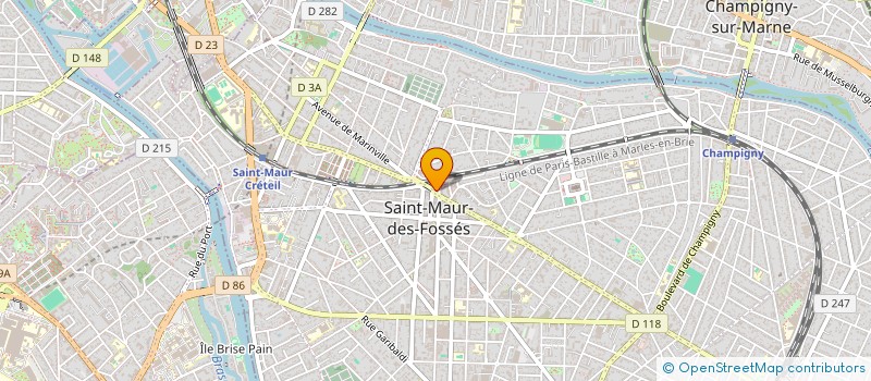 localisation de l'entreprise PATRICIA WILLAERT FINANCES à SAINT-MAUR-DES-FOSSES