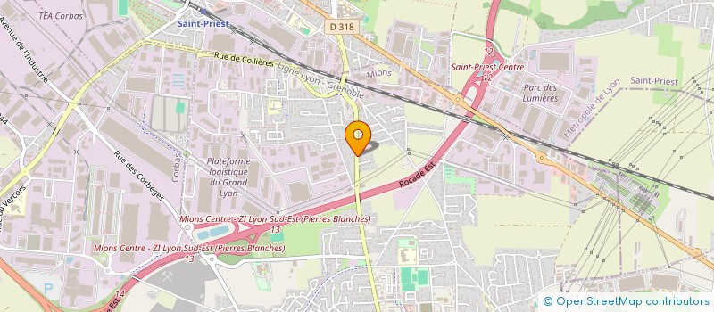 localisation de l'entreprise PATRICK  MIONS