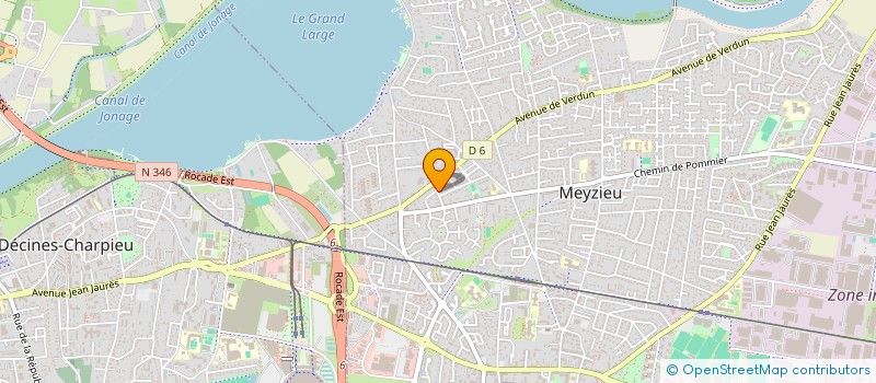 localisation de l'entreprise PATRICK  MEYZIEU