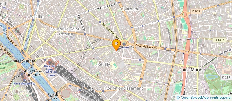 localisation de l'entreprise PATRICK ALBRAAN AGENCEMENT  PARIS