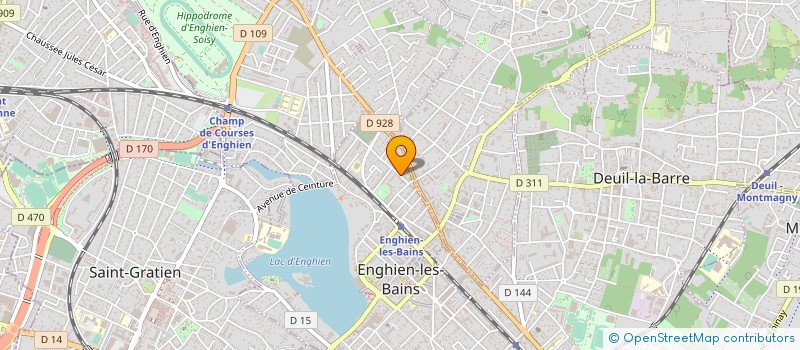 localisation de l'entreprise PATRICK ANDREOLI à ENGHIEN-LES-BAINS