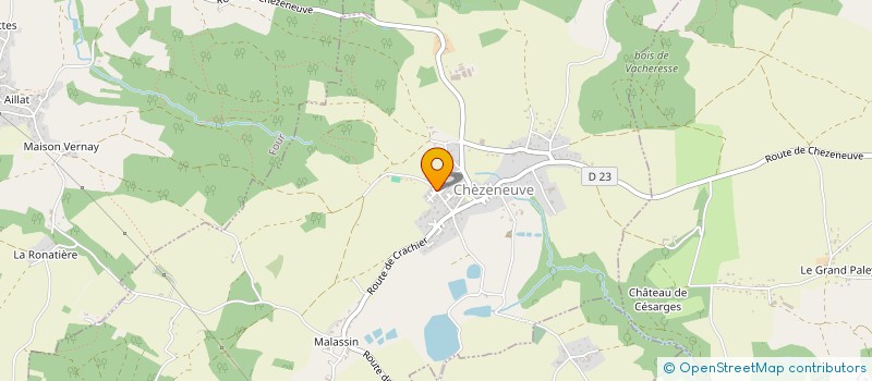 localisation de l'entreprise PATRICK AUSSEL EXPERTISES  CHEZENEUVE