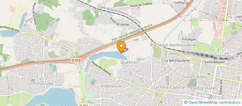 localisation de l'entreprise PATRICK BEGUIN à SAINT-NAZAIRE