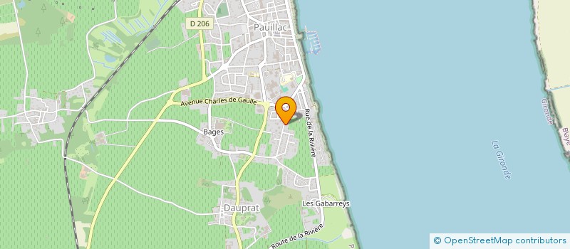 localisation de l'entreprise PATRICK BREL EURL  PAUILLAC