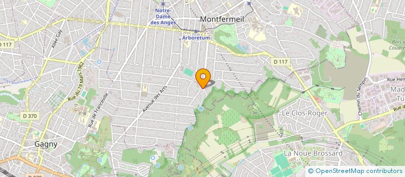 localisation de l'entreprise PATRICK BRIMBEUF à MONTFERMEIL