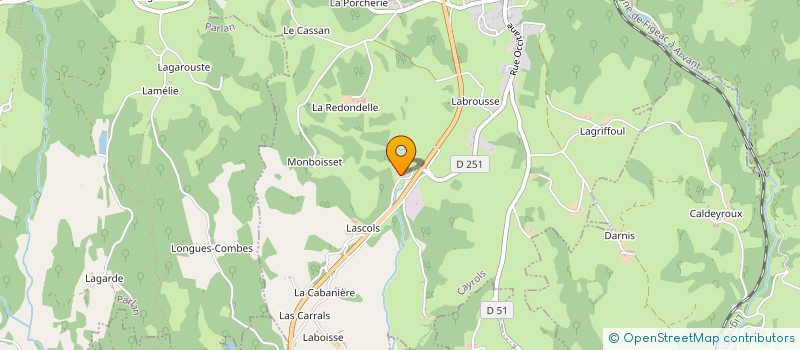 localisation de l'entreprise PATRICK CAMPING CAR SARL à CAYROLS