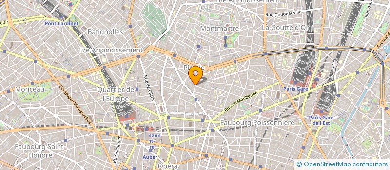 localisation de l'entreprise PATRICK CARPENTIER SARL  PARIS