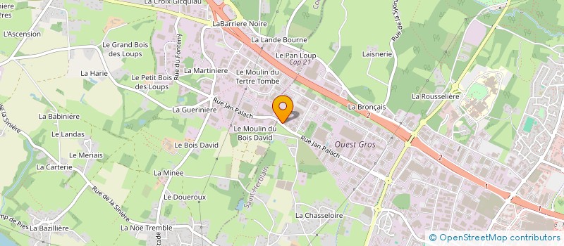 localisation de l'entreprise PATRICK CHANCELIER & FILS à SAINT-HERBLAIN