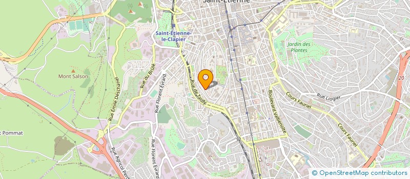 localisation de l'entreprise PATRICK CHARTON  SAINT-ETIENNE