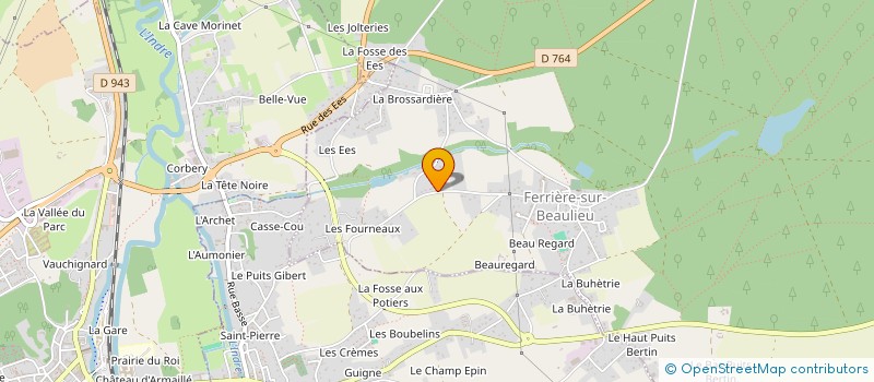 localisation de l'entreprise PATRICK CHAUMETTE SERVICES  FERRIERE-SUR-BEAULIEU