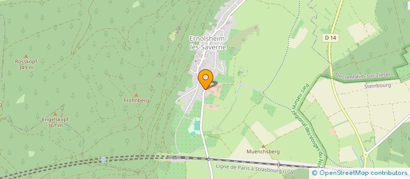 localisation de l'entreprise PATRICK CONCEPT à ERNOLSHEIM-LES-SAVERNE