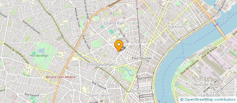 localisation de l'entreprise PATRICK DE BROU DE LAURIERE  BORDEAUX