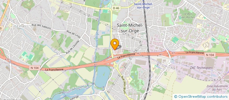 localisation de l'entreprise PATRICK ECHAFAUDAGE à BRETIGNY-SUR-ORGE