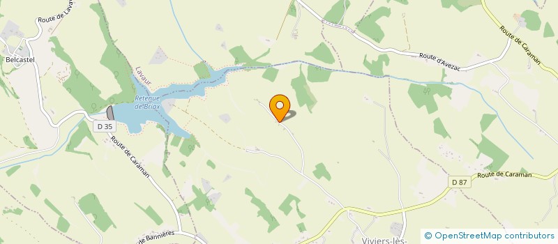 localisation de l'entreprise PATRICK ENTRETIEN ESPACE VERT & BRICOLAGE  VIVIERS-LES-LAVAUR