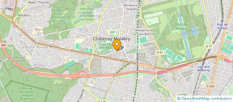 localisation de l'entreprise PATRICK ET CC à SCEAUX