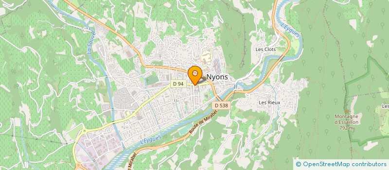 localisation de l'entreprise PATRICK ET ISABELLE BARNAUD à NYONS
