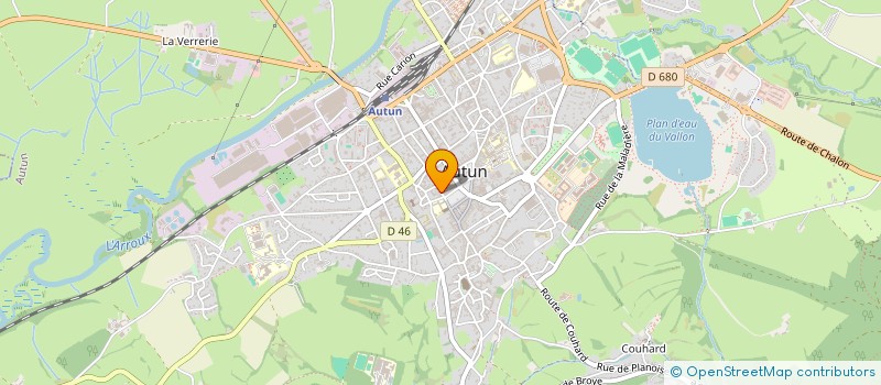 localisation de l'entreprise PATRICK ET PHILIPPE GAUTIER  AUTUN