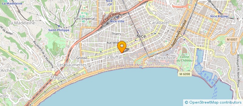 localisation de l'entreprise PATRICK ET PHILIPPE GUERIN SCI VICKY SCI SOURCE DE LA RADE à NICE