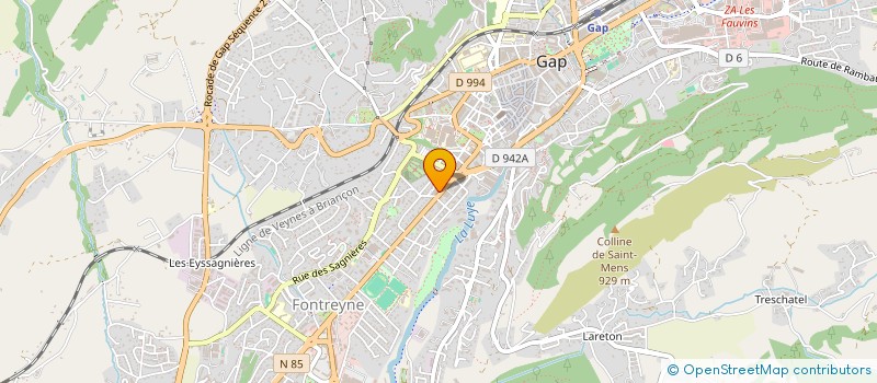 localisation de l'entreprise PATRICK FATON - TRAVAUX INFORMATIQUES  GAP