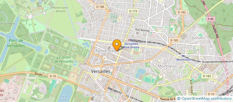 localisation de l'entreprise PATRICK FRANQUELIN  VERSAILLES
