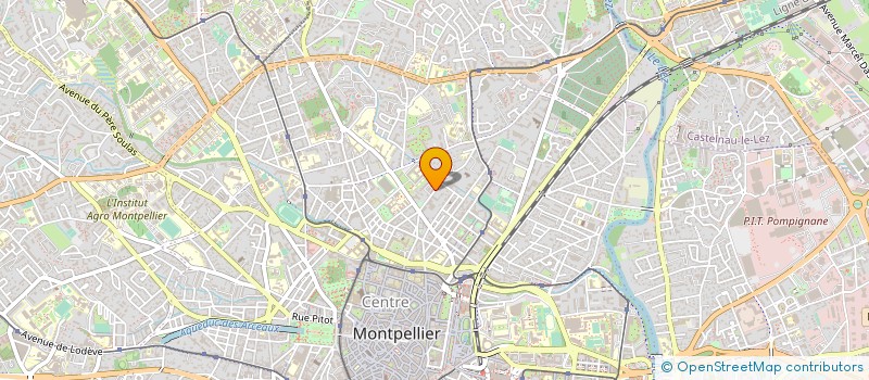 localisation de l'entreprise PATRICK GELIE PRODUCTIONS à MONTPELLIER