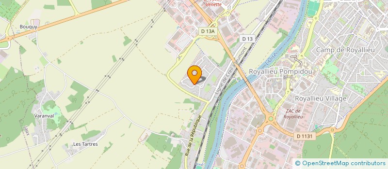 localisation de l'entreprise PATRICK GRAVURE  JAUX