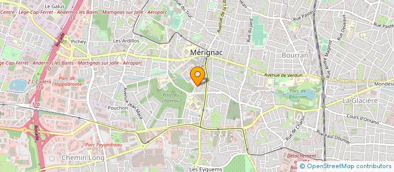 localisation de l'entreprise PATRICK HYBRE PROMOTION  MERIGNAC