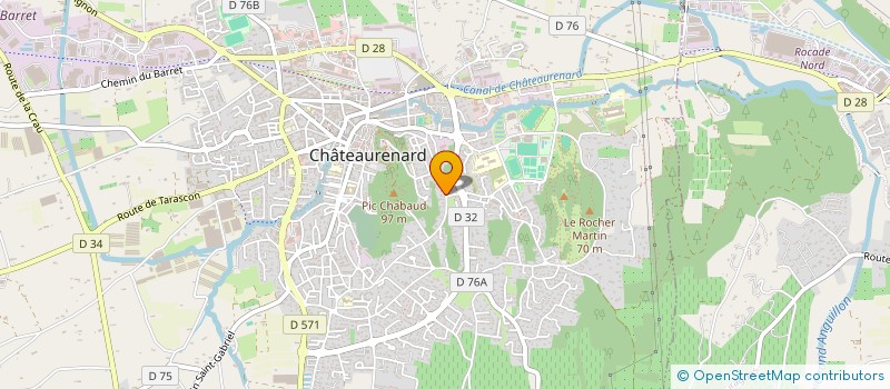 localisation de l'entreprise PATRICK IMBERT  CHATEAURENARD