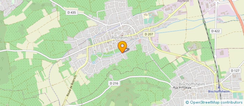 localisation de l'entreprise PATRICK JOST ARCHITECTURE SARL  ROSHEIM