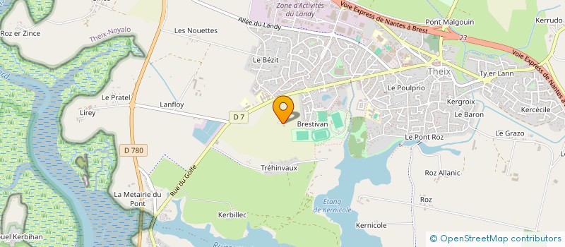 localisation de l'entreprise PATRICK LANCIEN ELECTRICITE  THEIX-NOYALO