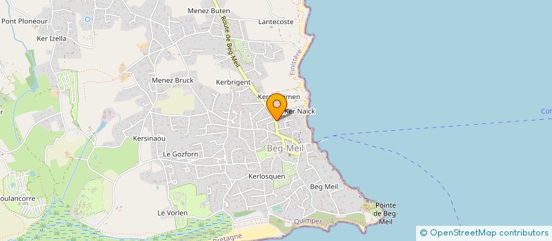 localisation de l'entreprise PATRICK LE BERRE IMMOBILIER  FOUESNANT