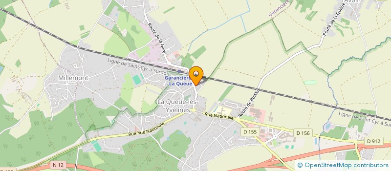 localisation de l'entreprise PATRICK LOIRET à LA QUEUE-LES-YVELINES