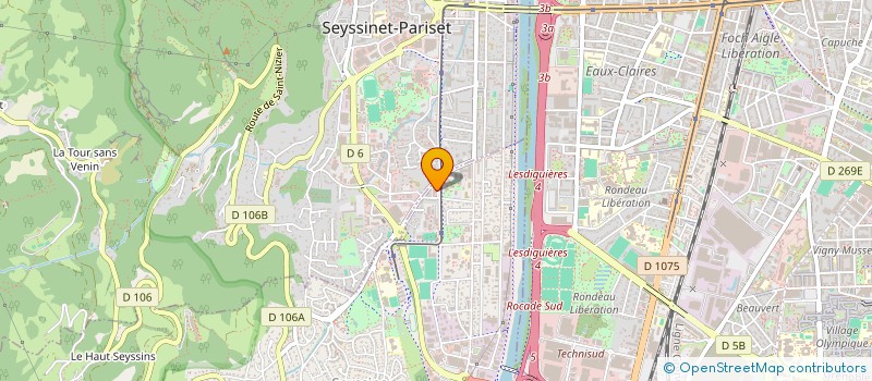 localisation de l'entreprise PATRICK M  SEYSSINS