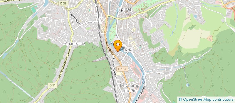 localisation de l'entreprise PATRICK MATHIEU à EPINAL