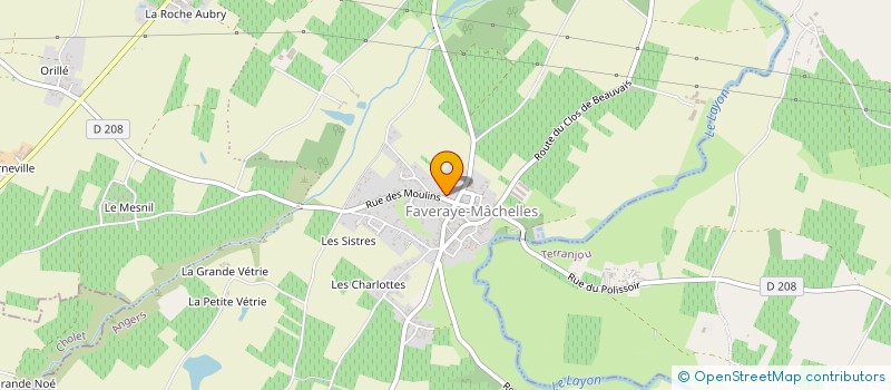 localisation de l'entreprise PATRICK MENARD VIGNOBLE DE BEAUVAIS à BELLEVIGNE-EN-LAYON