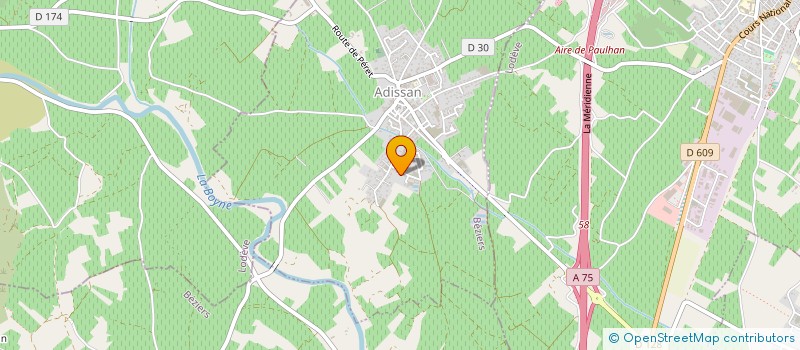 localisation de l'entreprise PATRICK MERLAUD  ADISSAN