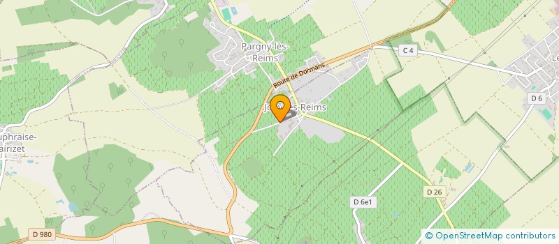 localisation de l'entreprise PATRICK PERSEVAL  JOUY-LES-REIMS