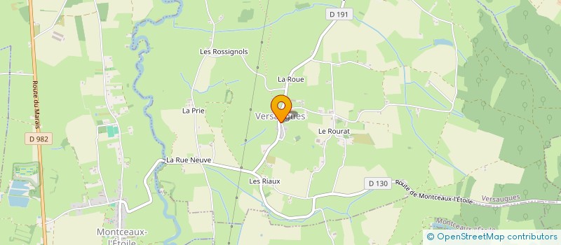 localisation de l'entreprise PATRICK PLANAT  VERSAUGUES