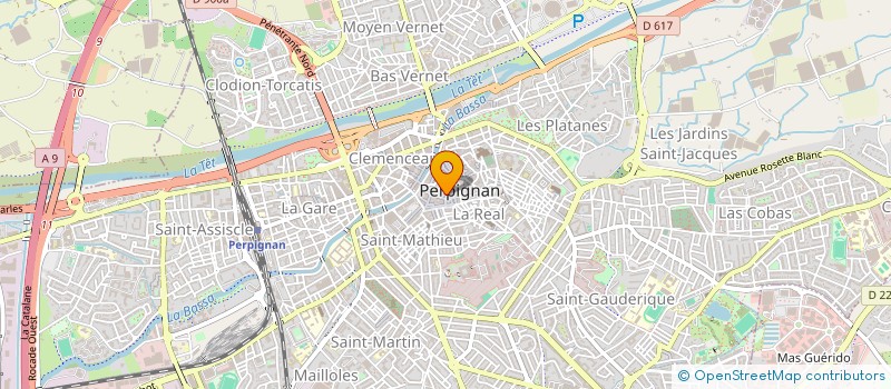 localisation de l'entreprise PATRICK ROUSSEL à PERPIGNAN