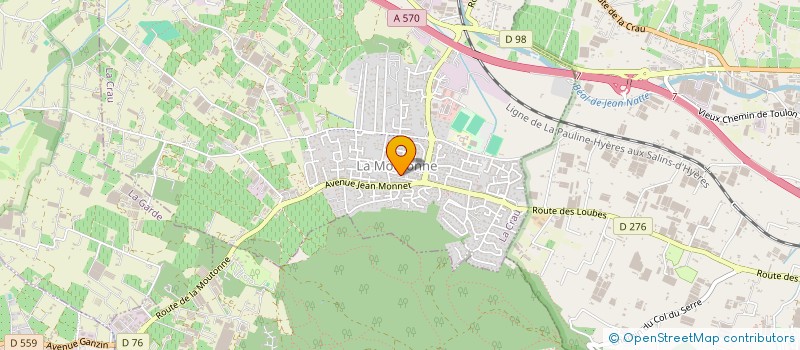 localisation de l'entreprise PATRICK RUEDAS  LA CRAU