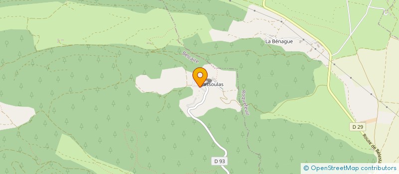 localisation de l'entreprise PATRICK RUSCART CONSULTANT  BELCAIRE